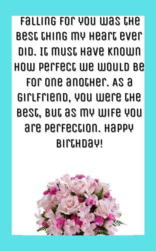 birthday message for future wife